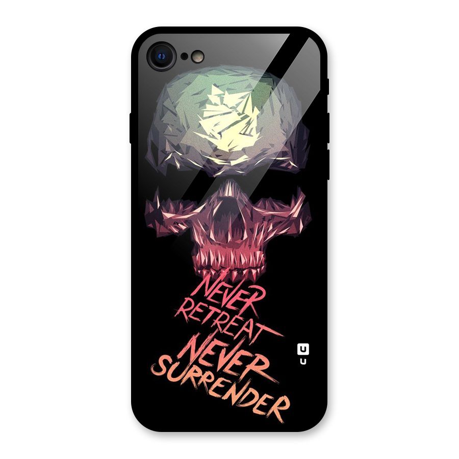 Never Retreat Glass Back Case for iPhone 7