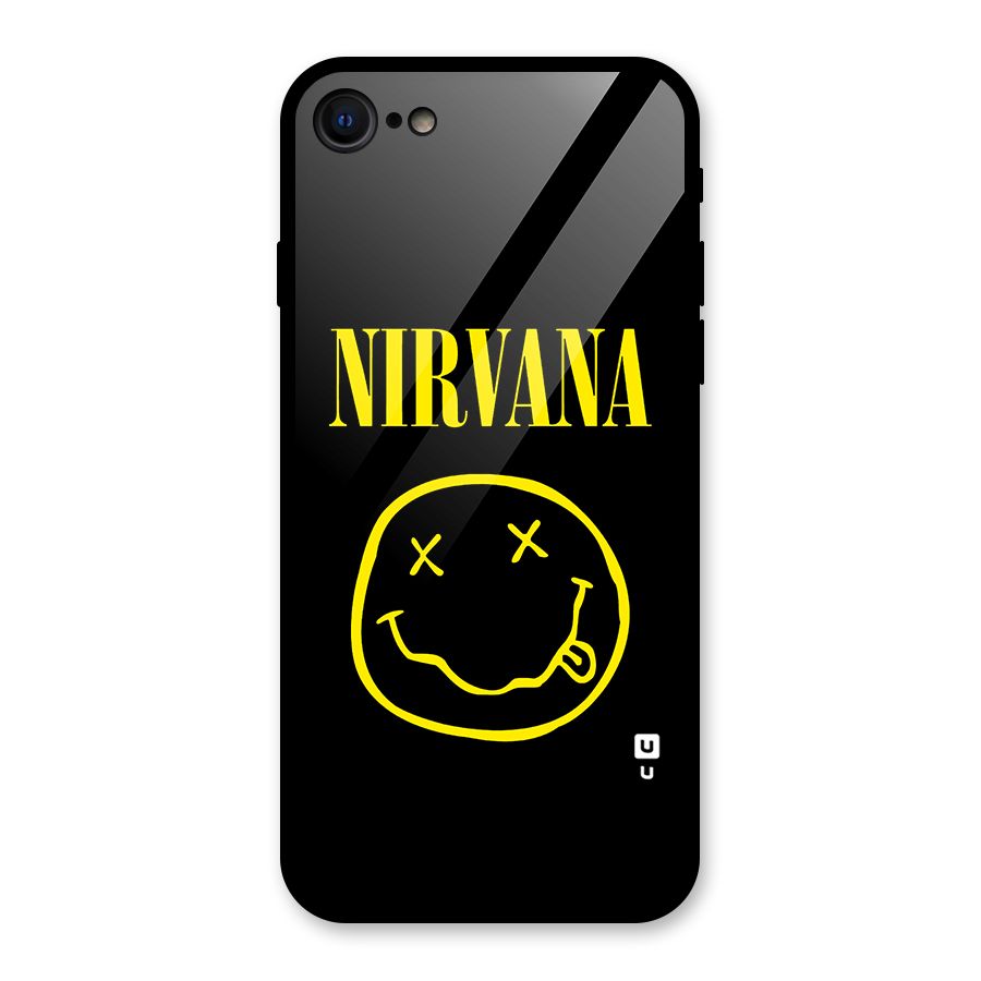 Nirvana Smiley Glass Back Case for iPhone 7