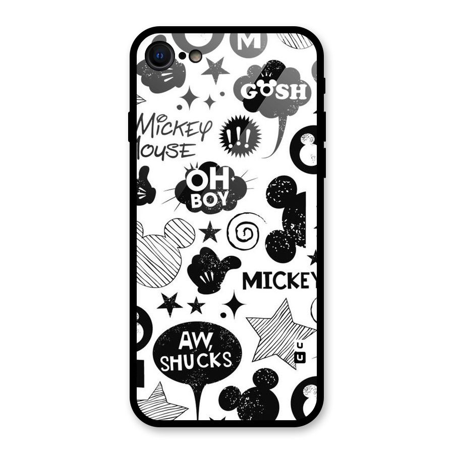 Oh Boy Design Glass Back Case for iPhone 7