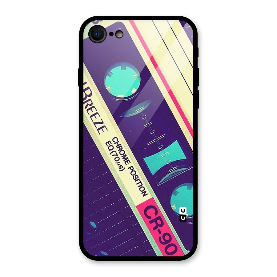 Old Casette Shade Glass Back Case for iPhone 7