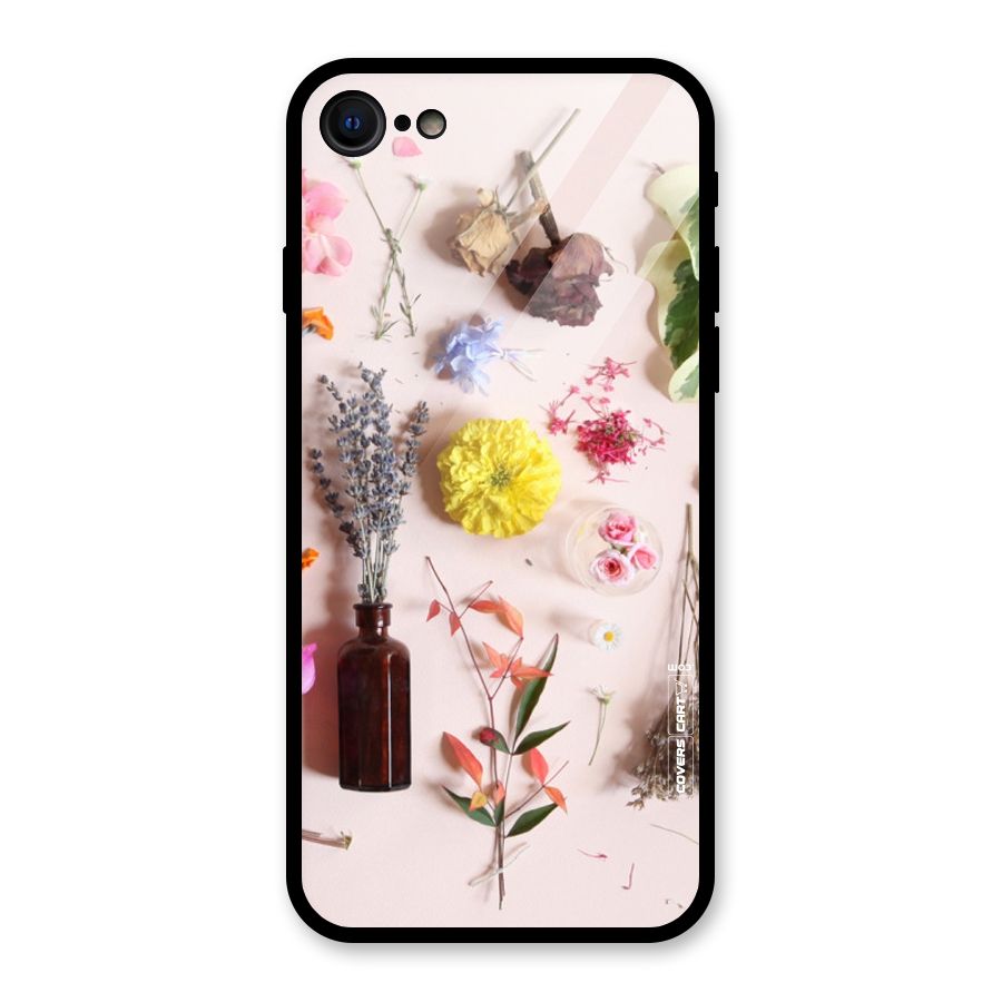 Old Petals Glass Back Case for iPhone 7