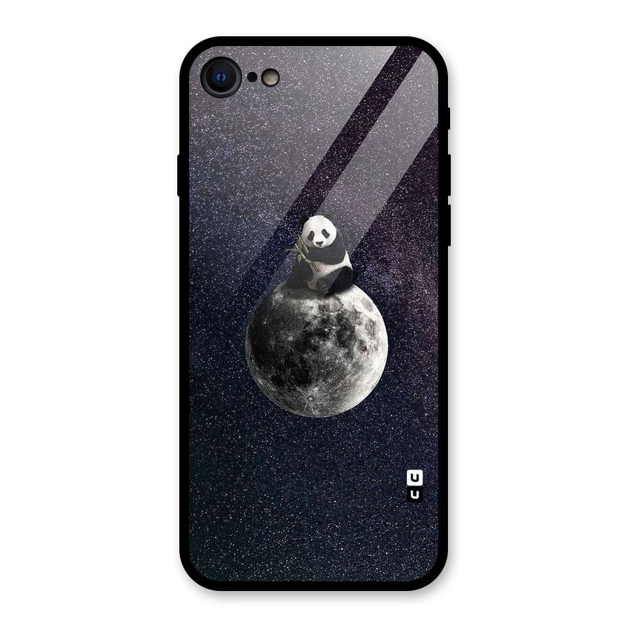 Panda Space Glass Back Case for iPhone 7