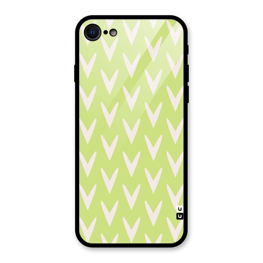 Pastel Green Grass Glass Back Case for iPhone 7