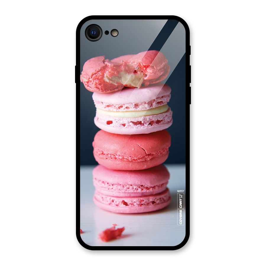 Pastel Macroons Glass Back Case for iPhone 7
