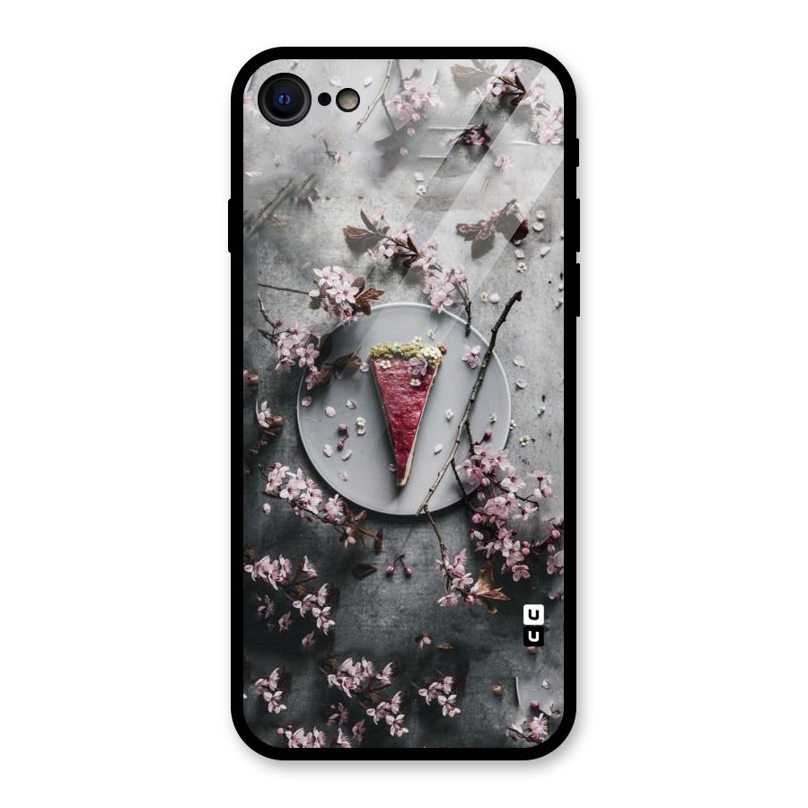 Pastry Florals Glass Back Case for iPhone 7