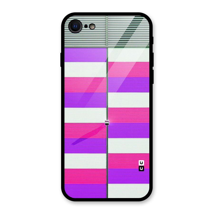 Patterns City Glass Back Case for iPhone 7