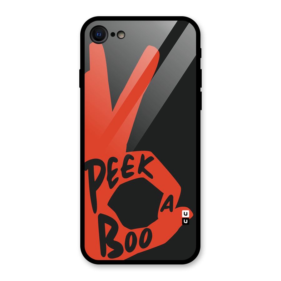 Peek-a-boo Glass Back Case for iPhone 7