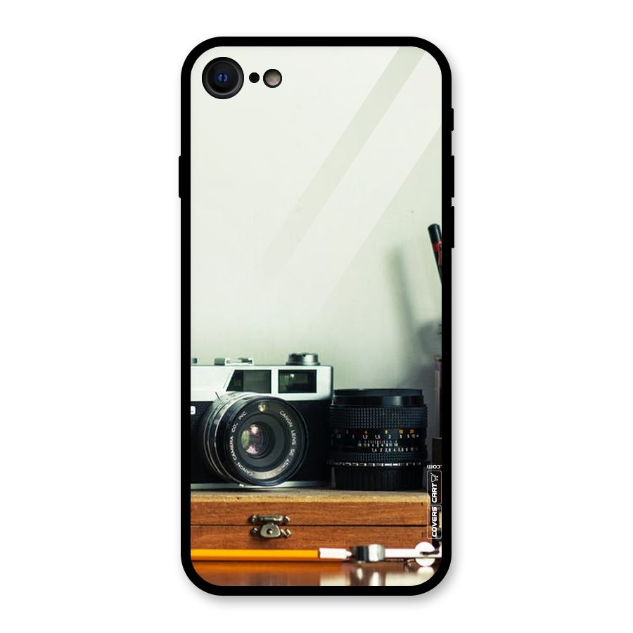 Photographer Desk Glass Back Case for iPhone 7