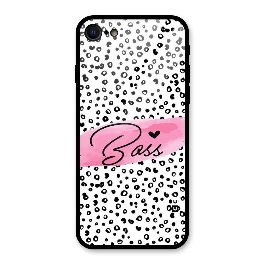 Polka Boss Glass Back Case for iPhone 7