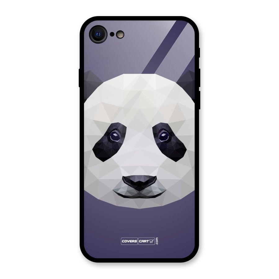 Polygon Panda Glass Back Case for iPhone 7