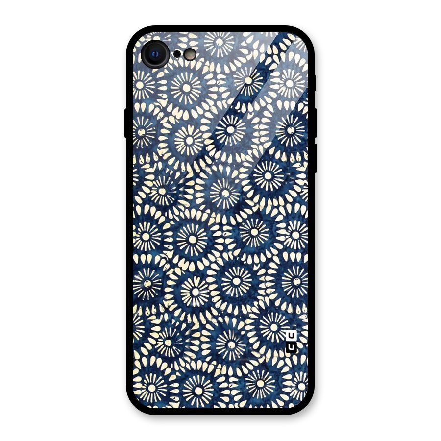 Pretty Circles Glass Back Case for iPhone 7