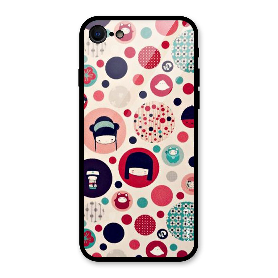 Quirky Glass Back Case for iPhone 7