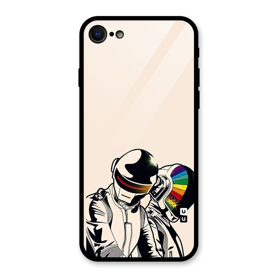 Rainbow Radio Glass Back Case for iPhone 7