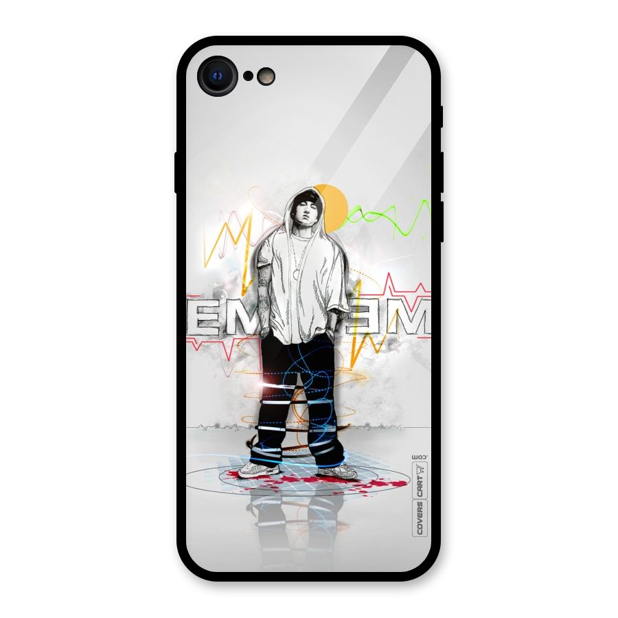 Rap King Eminem Glass Back Case for iPhone 7