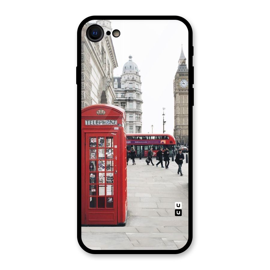 Red City Glass Back Case for iPhone 7