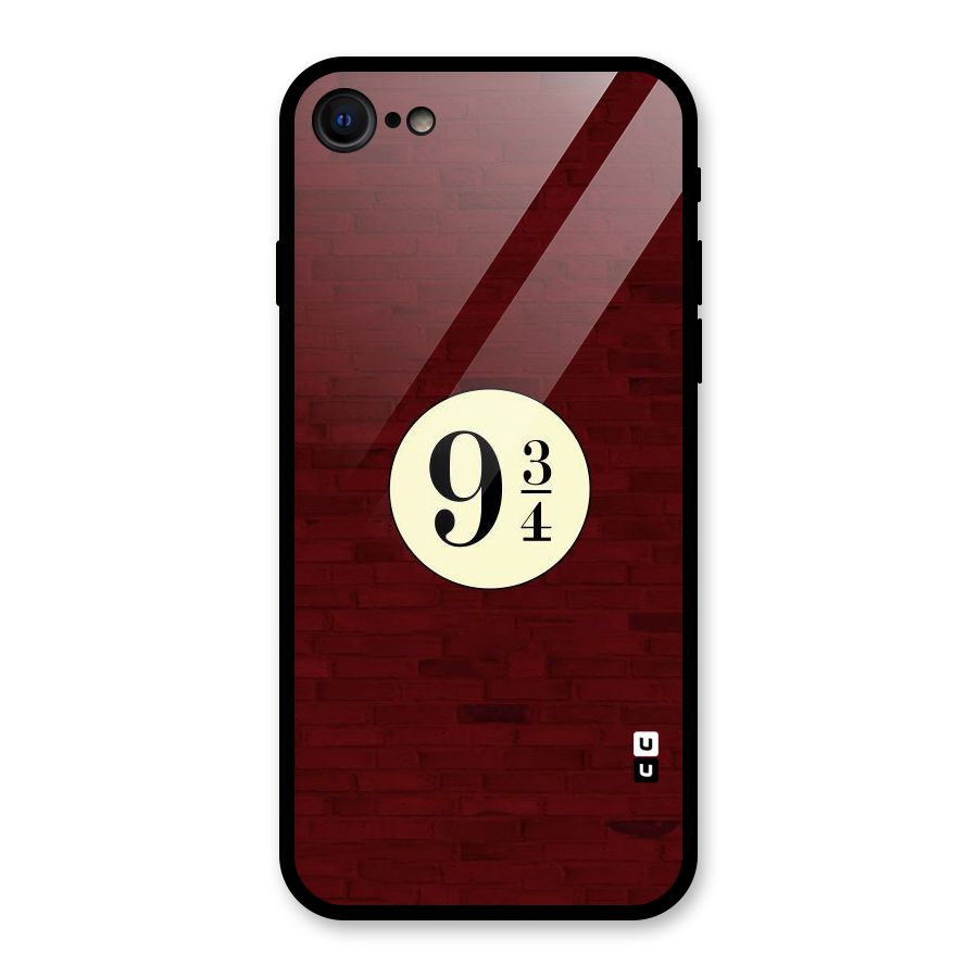 Red Wall Express Glass Back Case for iPhone 7