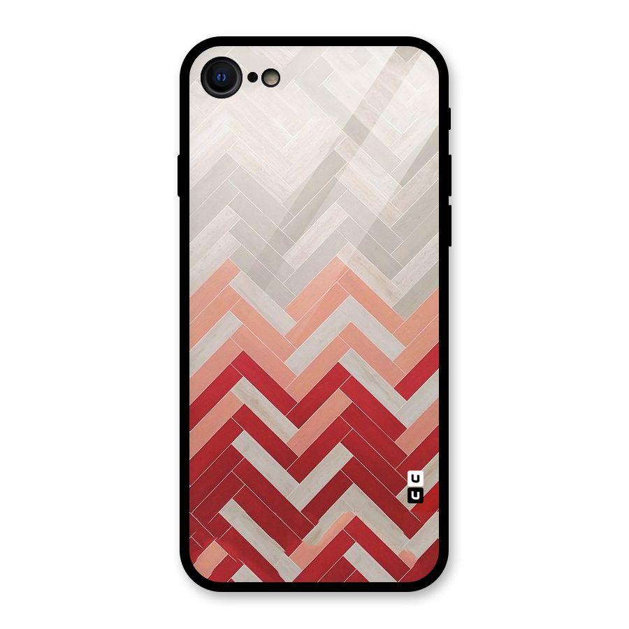 Reds and Greys Glass Back Case for iPhone 7