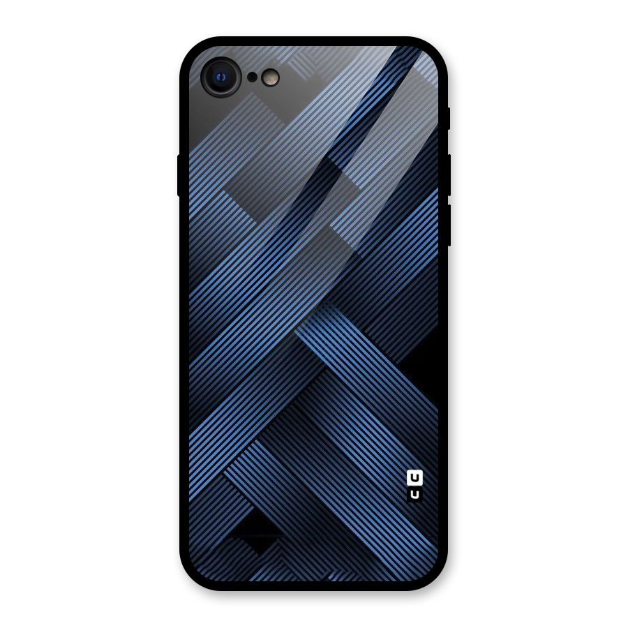Ribbon Stripes Glass Back Case for iPhone 7