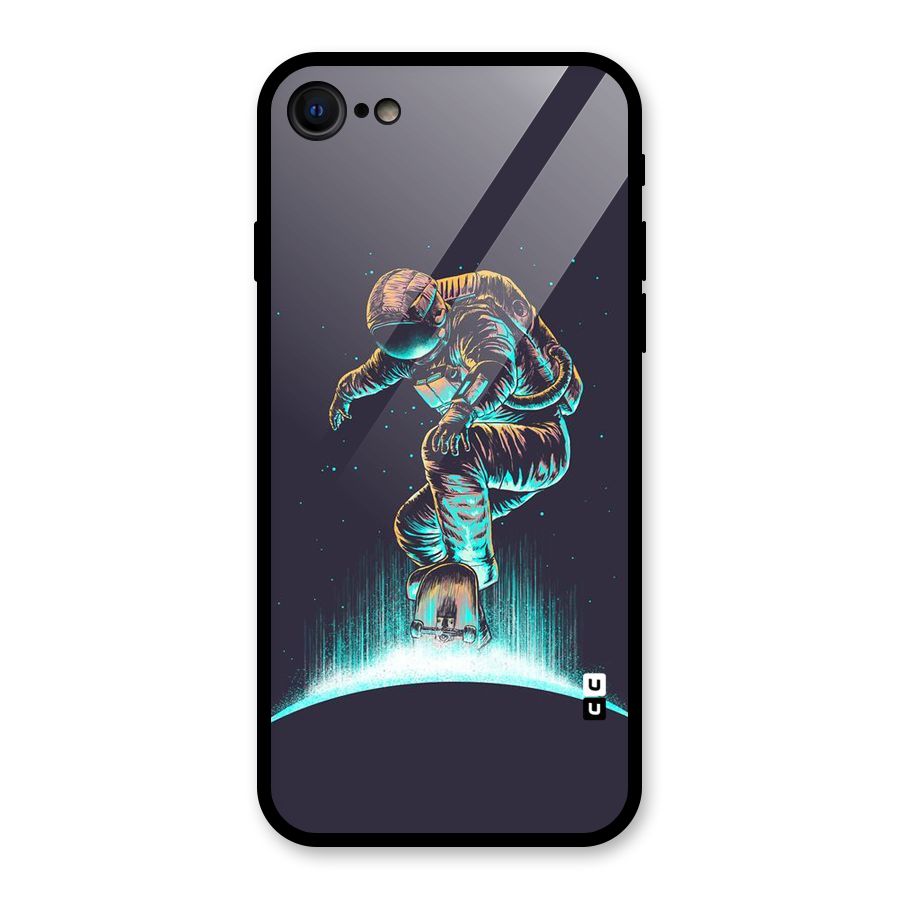 Rolling Spaceman Glass Back Case for iPhone 7