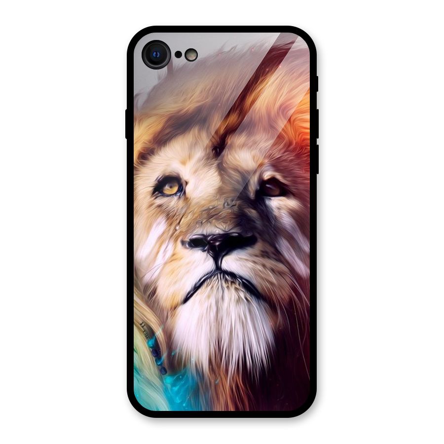 Royal Lion Glass Back Case for iPhone 7