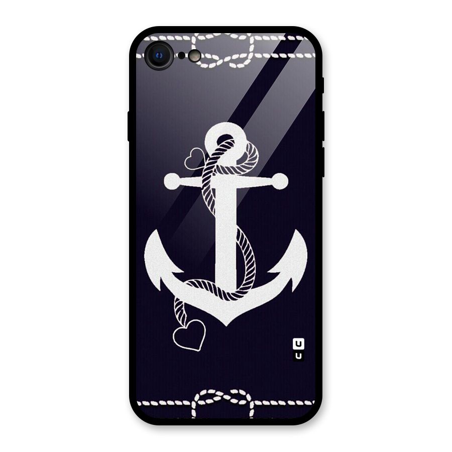 Sail Anchor Glass Back Case for iPhone 7