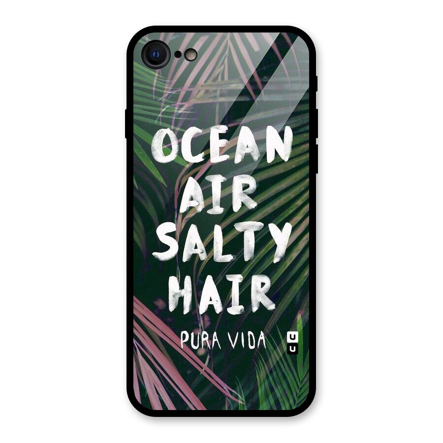 Salty Hair Glass Back Case for iPhone 7