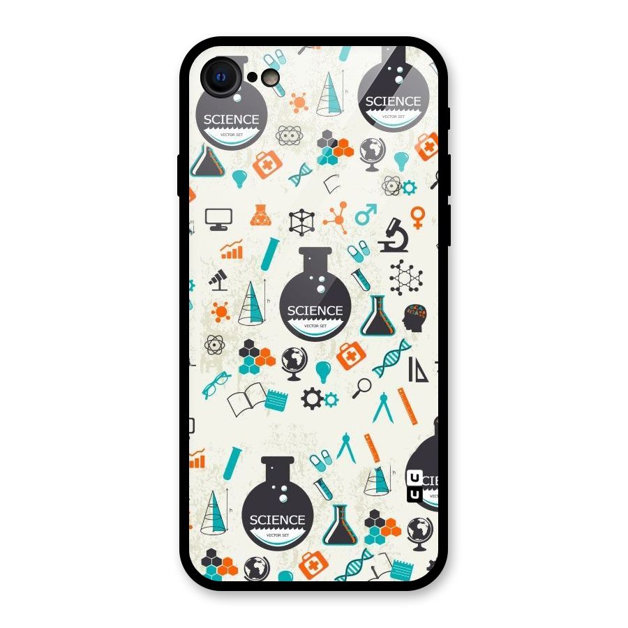 Science Side Glass Back Case for iPhone 7