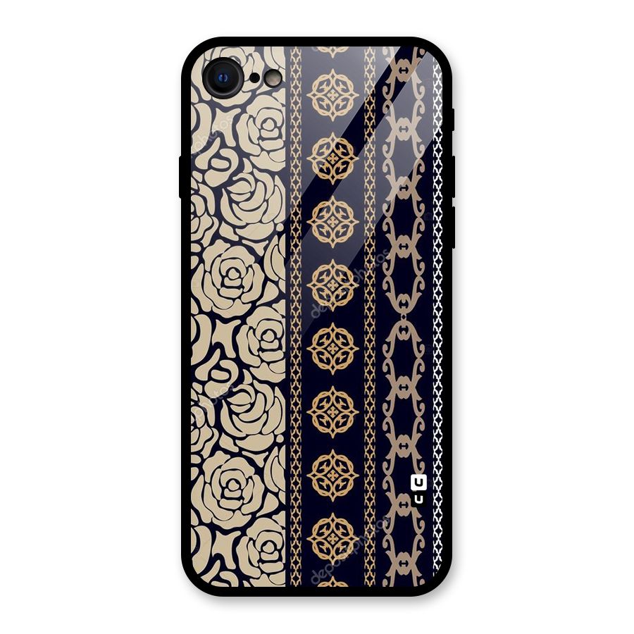 Seamless Pattern Glass Back Case for iPhone 7