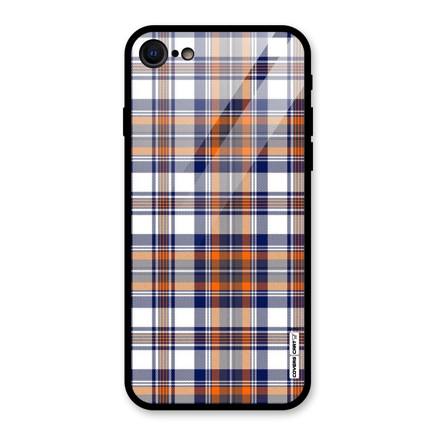 Shades Of Check Glass Back Case for iPhone 7