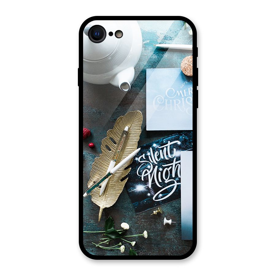 Silent Night Celebrations Glass Back Case for iPhone 7