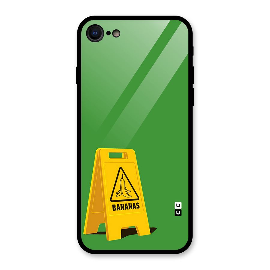 Simple Minimalist Bananas Glass Back Case for iPhone 7