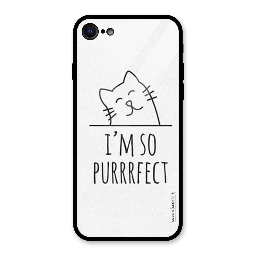 So Purrfect Glass Back Case for iPhone 7