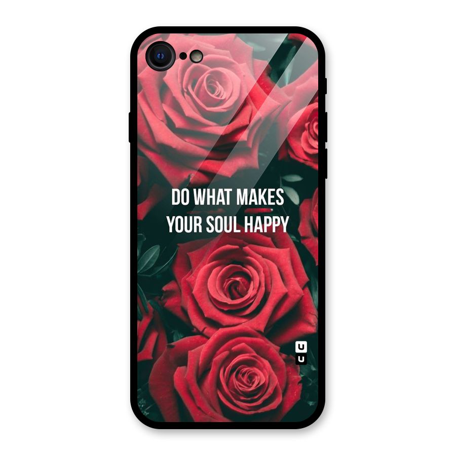 Soul Happy Glass Back Case for iPhone 7