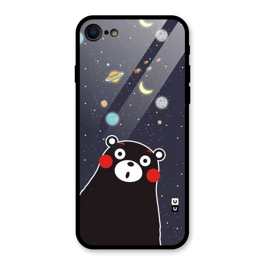 Space Bear Glass Back Case for iPhone 7