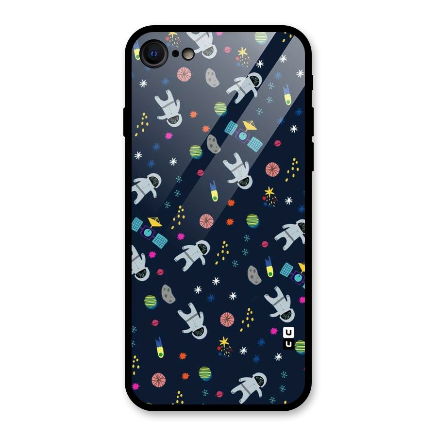 Spaceman Dance Glass Back Case for iPhone 7