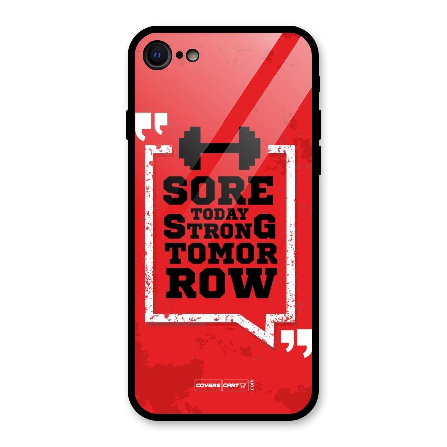 Stay Strong Glass Back Case for iPhone 7