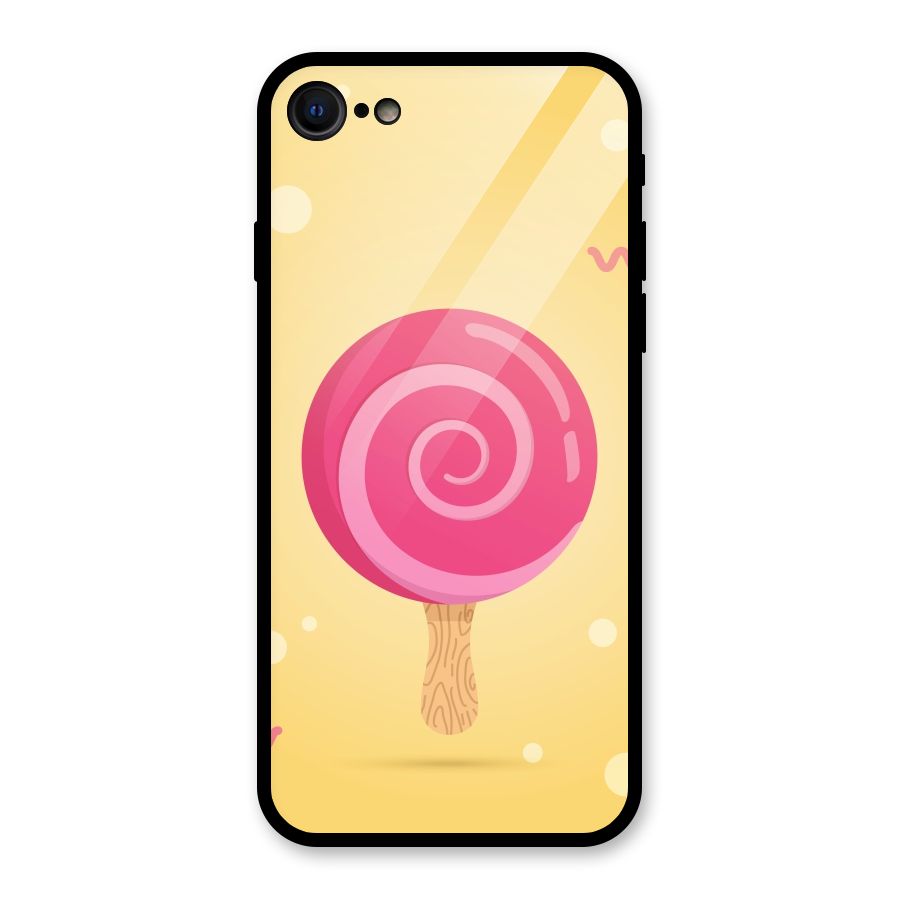 Swirl Ice Cream Glass Back Case for iPhone 7