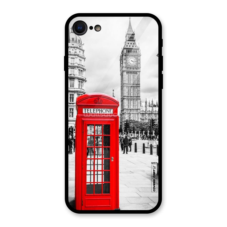 Telephone Booth Glass Back Case for iPhone 7