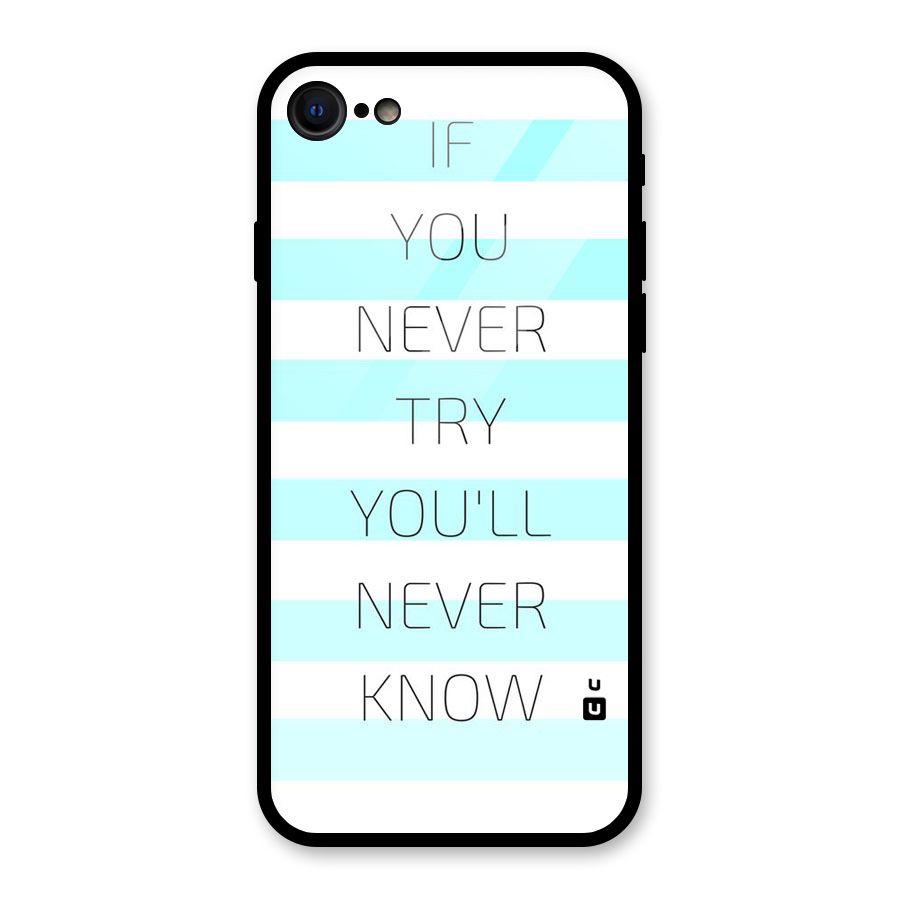 Try Know Glass Back Case for iPhone 7