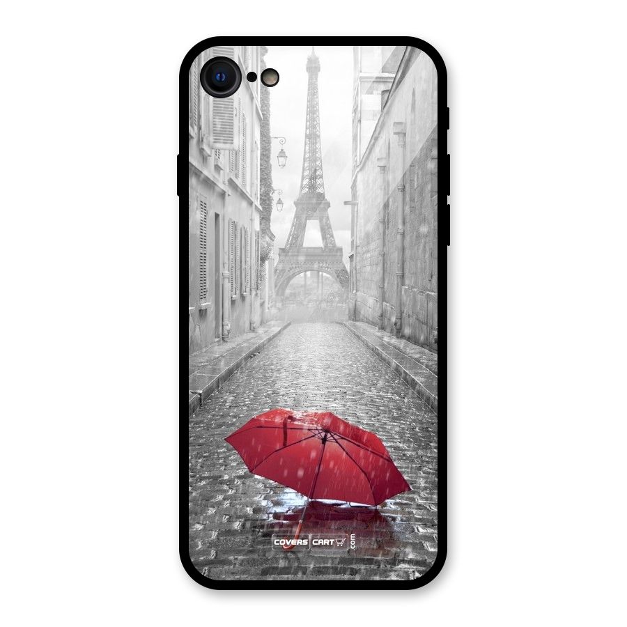 Umbrella Paris Glass Back Case for iPhone 7