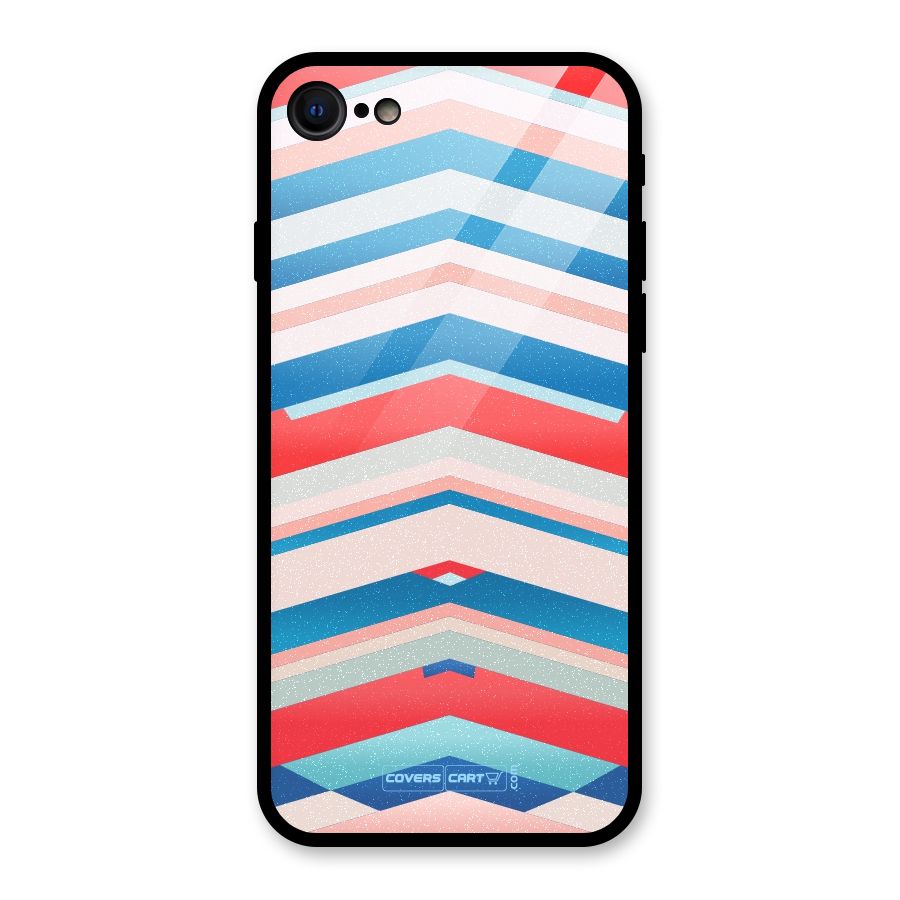 Unique Vibrant Colours Glass Back Case for iPhone 7