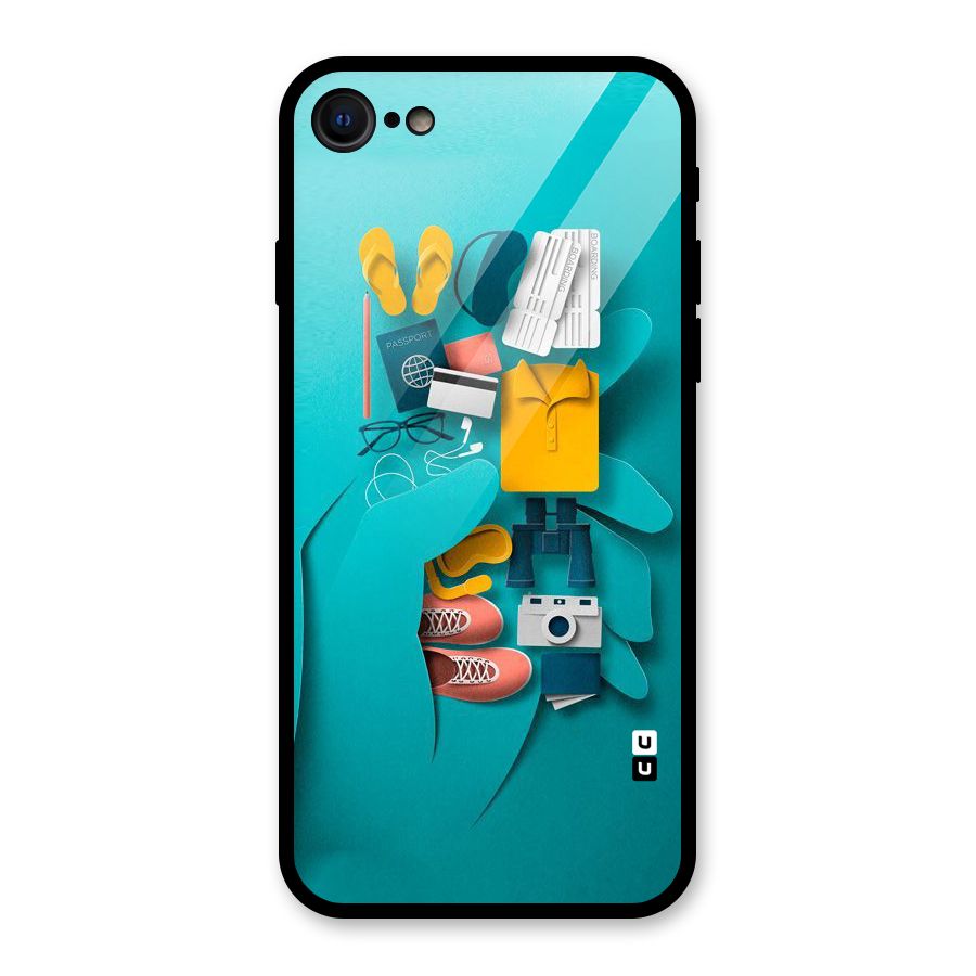 Vacay Vibes Glass Back Case for iPhone 7