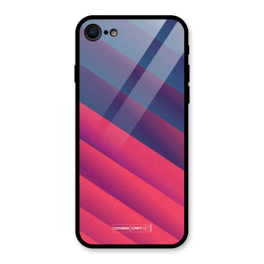Vibrant Shades Glass Back Case for iPhone 7