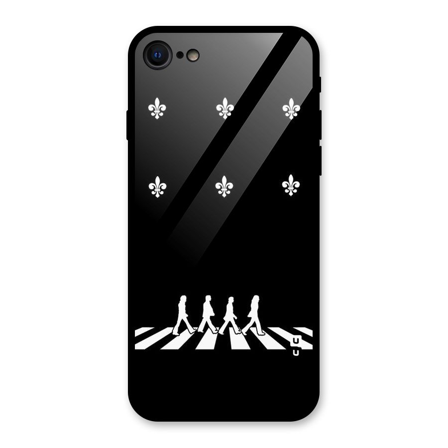 Walking Four Glass Back Case for iPhone 7