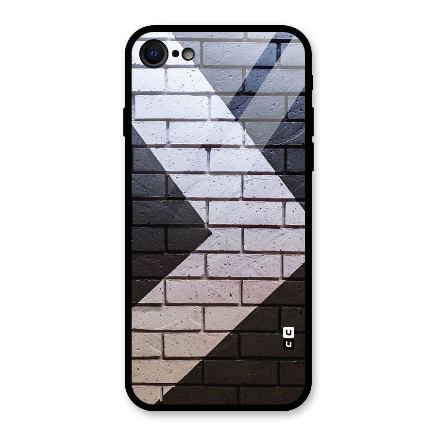 Wall Arrow Design Glass Back Case for iPhone 7