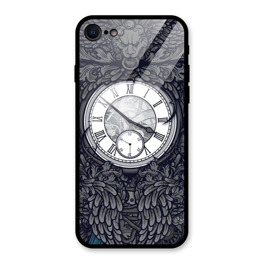 Wall Clock Glass Back Case for iPhone 7