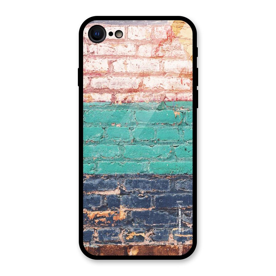 Wall Grafitty Glass Back Case for iPhone 7