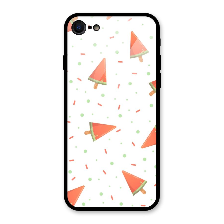 Watermelon Ice Creams Glass Back Case for iPhone 7