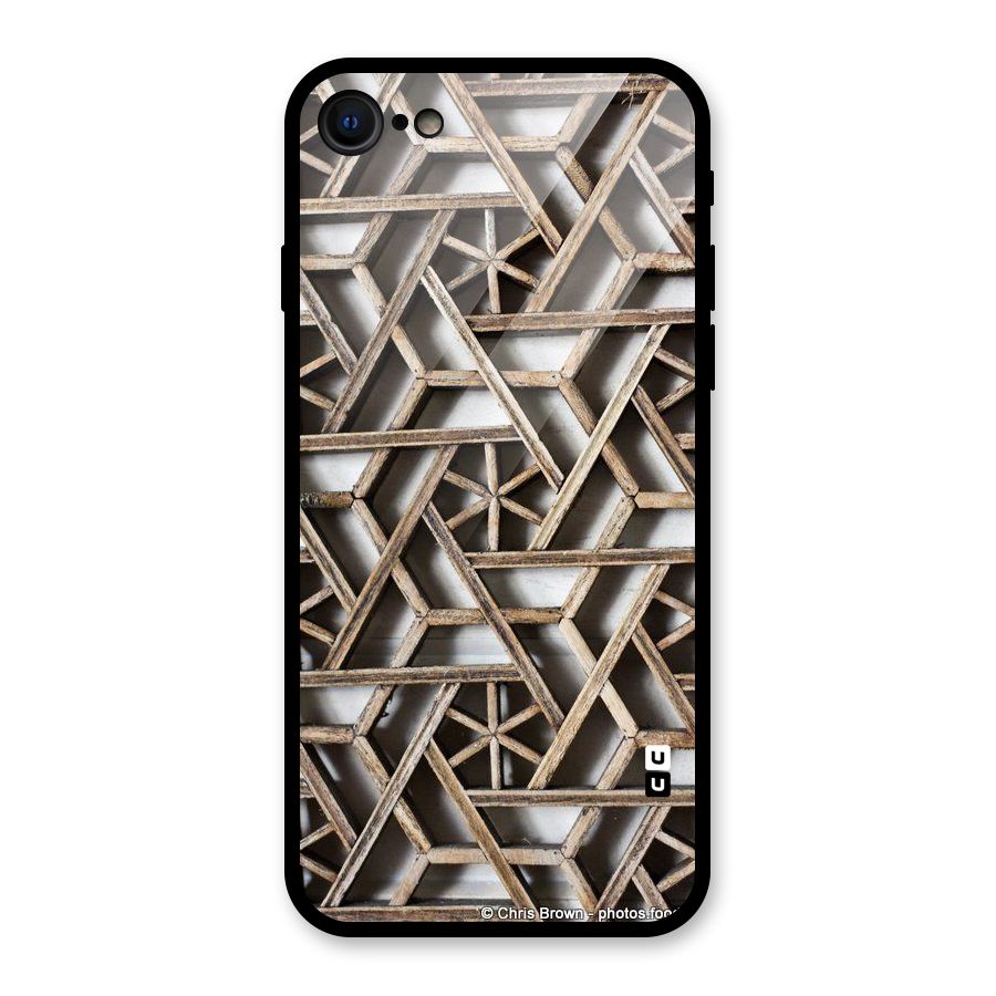 Wheel Design Glass Back Case for iPhone 7