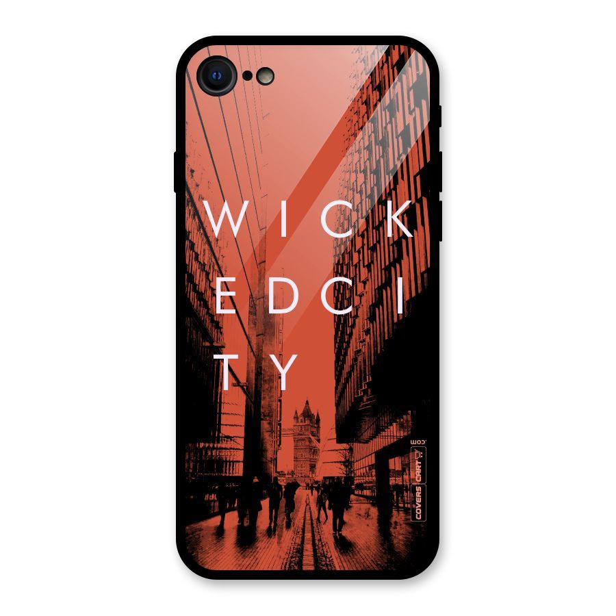 Wicked City Glass Back Case for iPhone 7